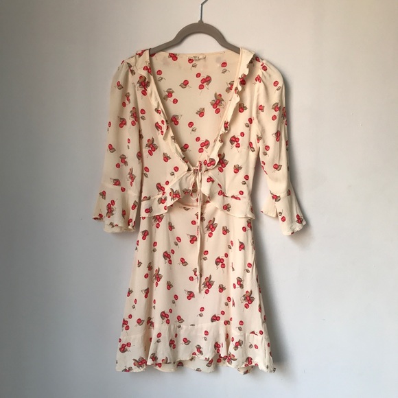 NWT For Love and Lemons Cherry Dress M - Picture 7 of 10